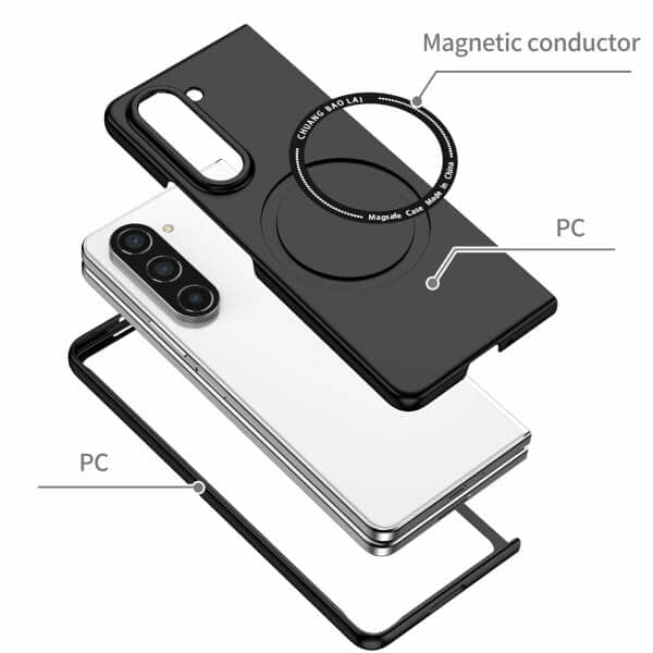 For Samsung Galaxy Z Fold 5 Magsafe Magnetic Wireless Charging Shockproof Case Cover For Samsung Galaxy Z Fold 5 Magsafe Magnetic Wireless Charging Shockproof Case Cover